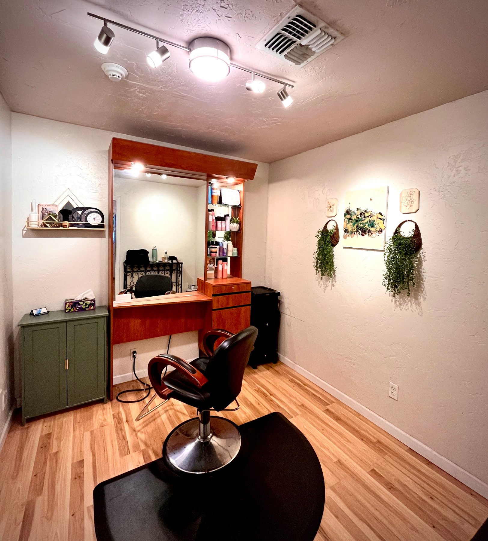 Private styling room